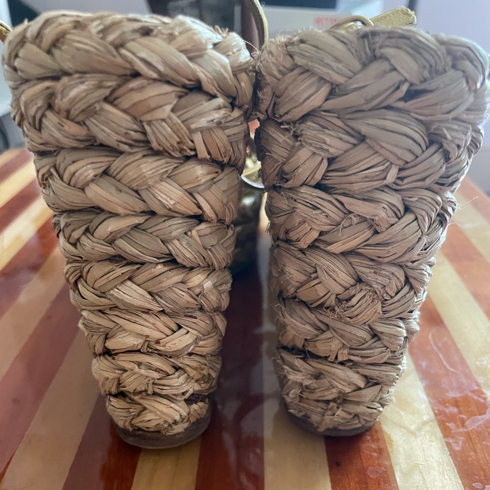 YSL Raffia Wedges - Picture 7 of 8